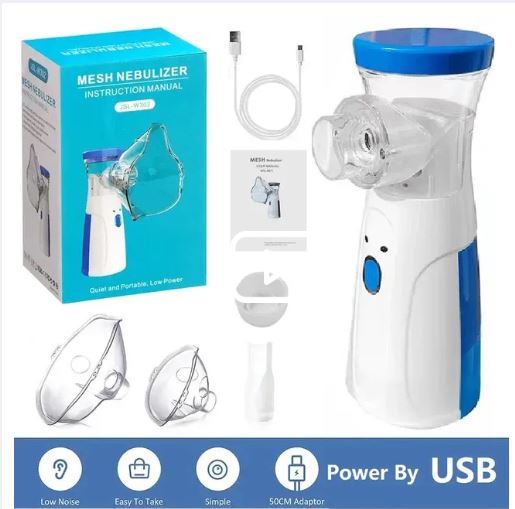 Mesh Portable Nebulizer Machine – Mini Inhaler for Kids & Adults