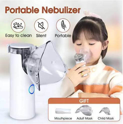 Mesh Portable Nebulizer Machine – Mini Inhaler for Kids & Adults