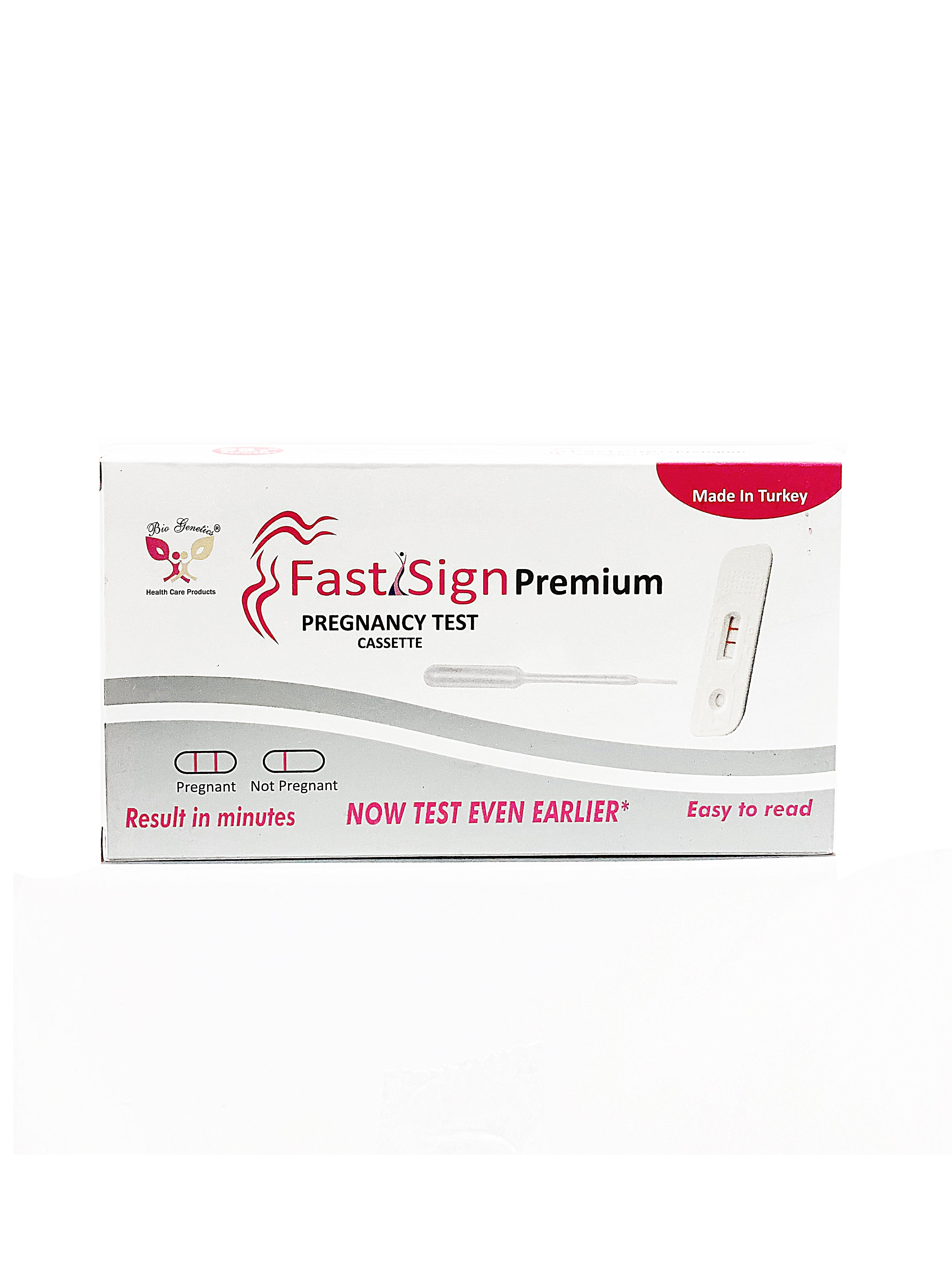 FastSign Premium Pregnancy Test –Imported Home Testing Kit with Dropper